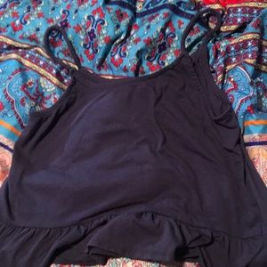 Girls blue tank top